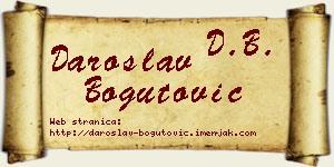 Daroslav Bogutović vizit kartica